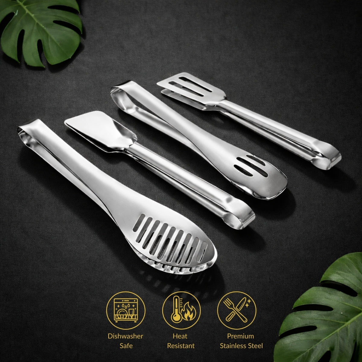 QM® Set of LARGE Tongs - Multipurpose