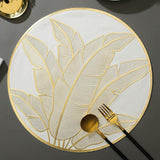 6 pcs Placemats - Golden Leaves