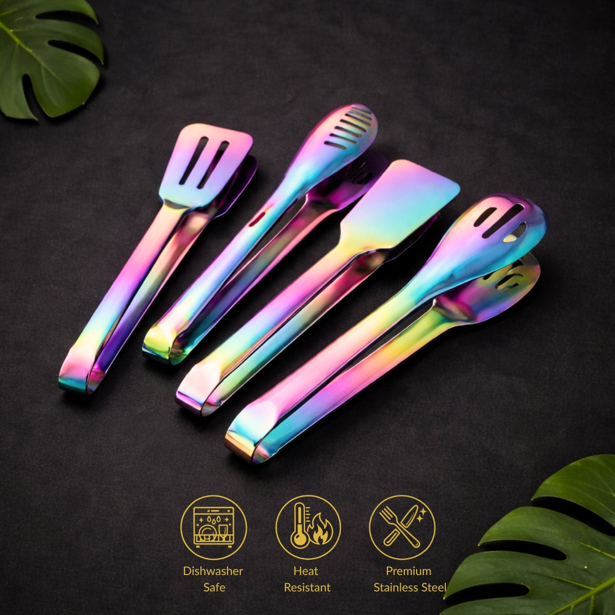 QM® Set of LARGE Tongs - Multipurpose