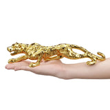 Golden Tiger Statue - 18 cm - Sculpture for Home Decor