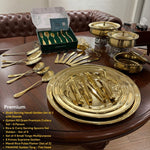 QM® Golden Tablescape – Coordinated Golden Dining & Serveware Set