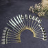 AYD Premium 24-Piece Floral Golden & Silver Cutlery Set - 6 Person