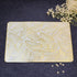 Golden & White Banana Leaves Placemat