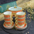 Red Versace Soup Set - 14 Pieces