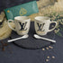 LV Design Cup & Spoons Set
