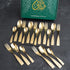 SUPREME GOLDEN 60 Gram Premium Cutlery Set Qareenay Manzil® branded