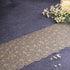 Vinyl Table Runner Classic Gray & Golden Flower Style