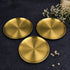 Set of 3 - Stainless Steel Round Serving Tray