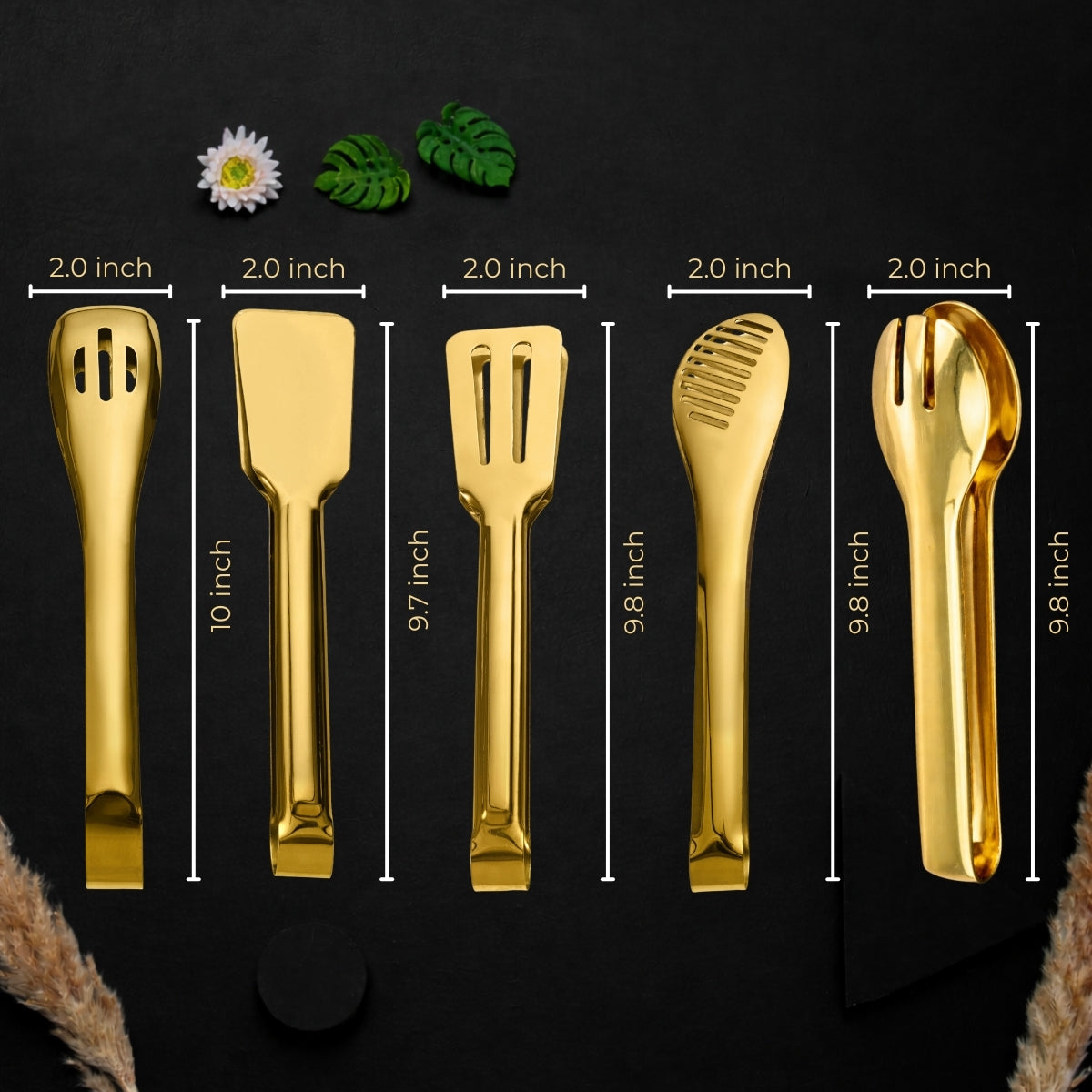 QM® Set of LARGE Tongs - Multipurpose