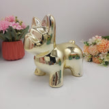 Cute Puppy Sculpture - Golden - Resin - 1 piece