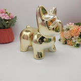 Cute Puppy Sculpture - Golden - Resin - 1 piece