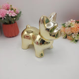 Cute Puppy Sculpture - Golden - Resin - 1 piece