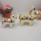 Cute Puppy Sculpture - Golden - Resin - 1 piece