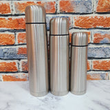 Stainless Steel Water Bottle with Cover- Sports Bottle- Hot & Cold -1 Piece- Three Sizes