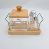 Sugar Pot and Pepper Cruet Set