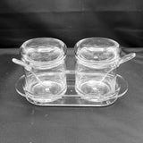 Acrylic Sugar Pots - 2 Pieces