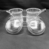 Acrylic Sugar Pots - 2 Pieces