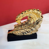 Curved Feather Decoration Piece