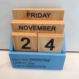 Wooden Desktop Calendar -Perpetual Wooden Calendar