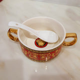 Versace Soup Bowl Set - 6 persons - Red