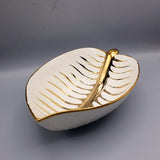 Nordic Serving Dishes - Leaf Shaped Set of 2.