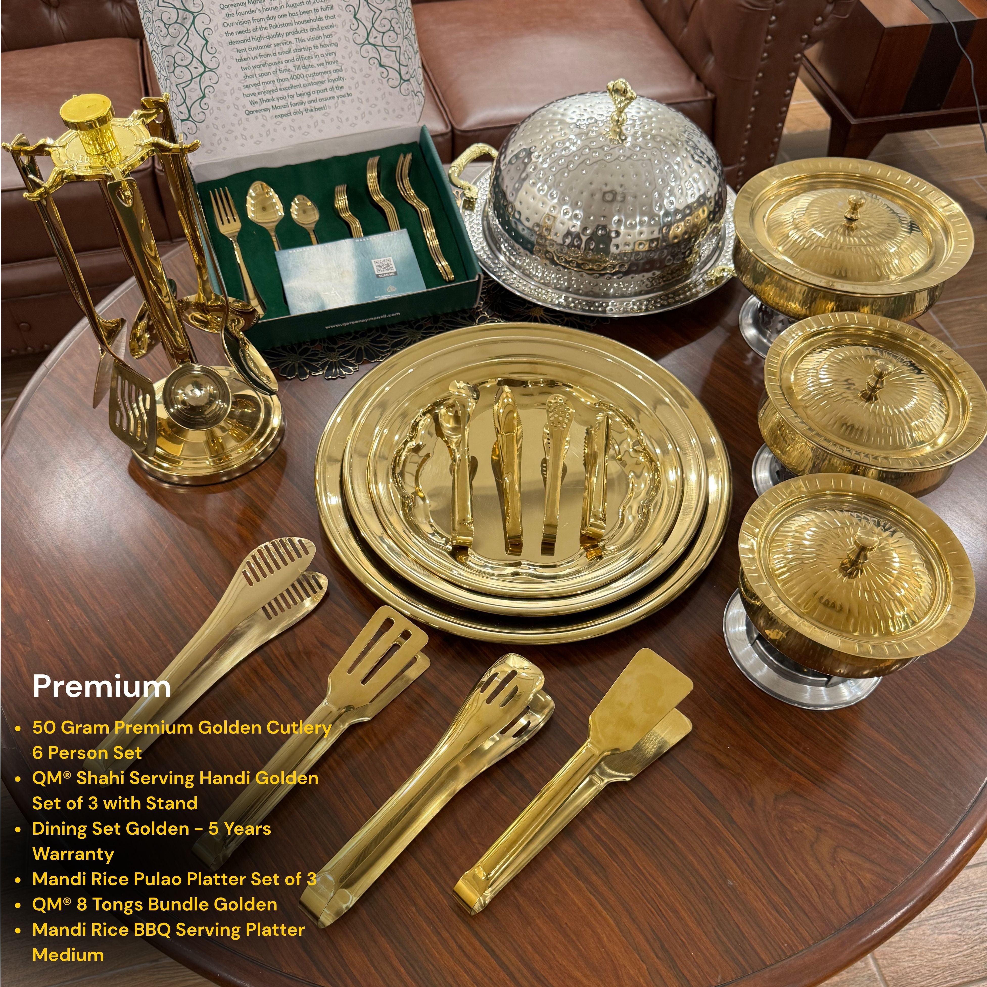 QM® Jahez Tablescape – Dining & Serveware Set for New Homes