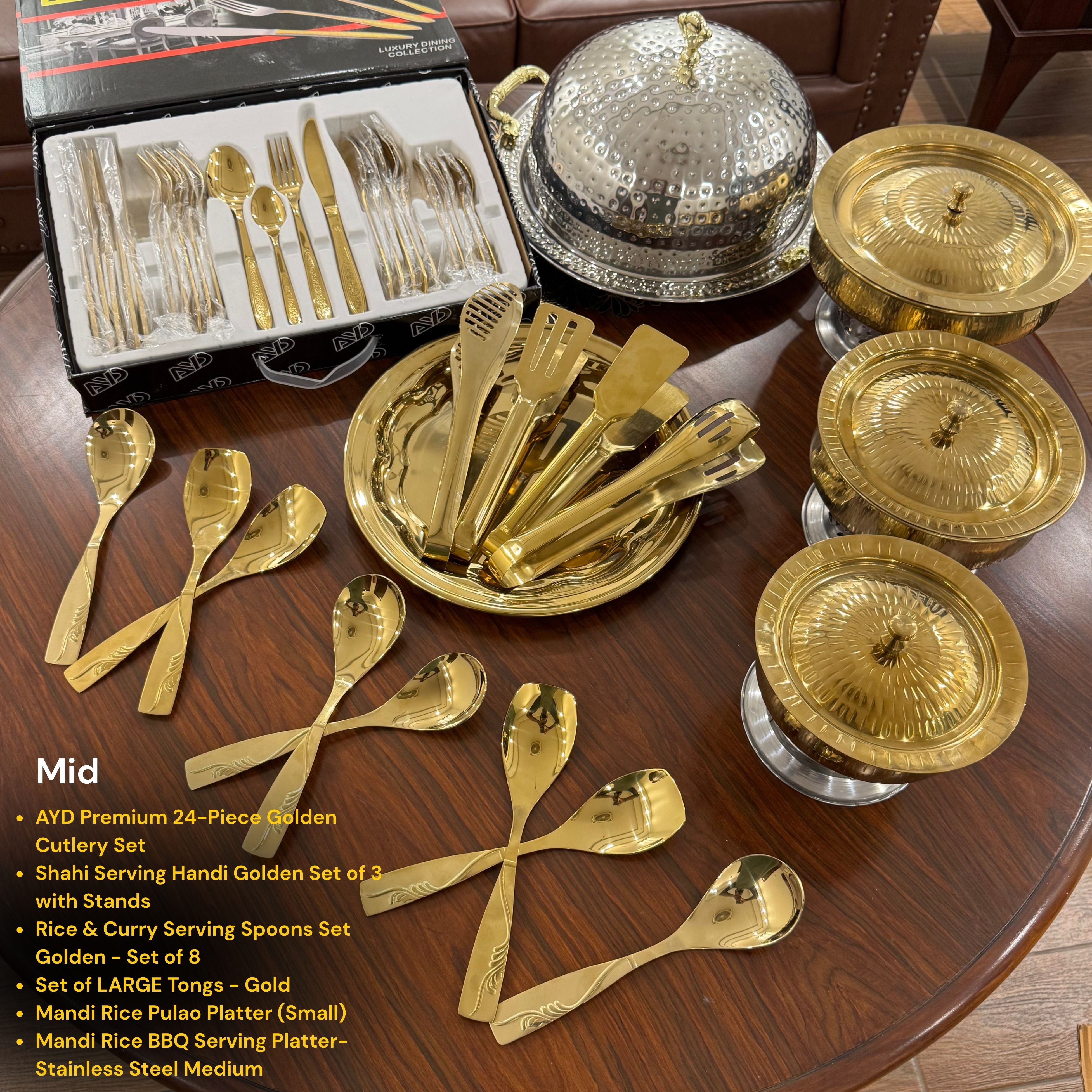 QM® Jahez Tablescape – Dining & Serveware Set for New Homes