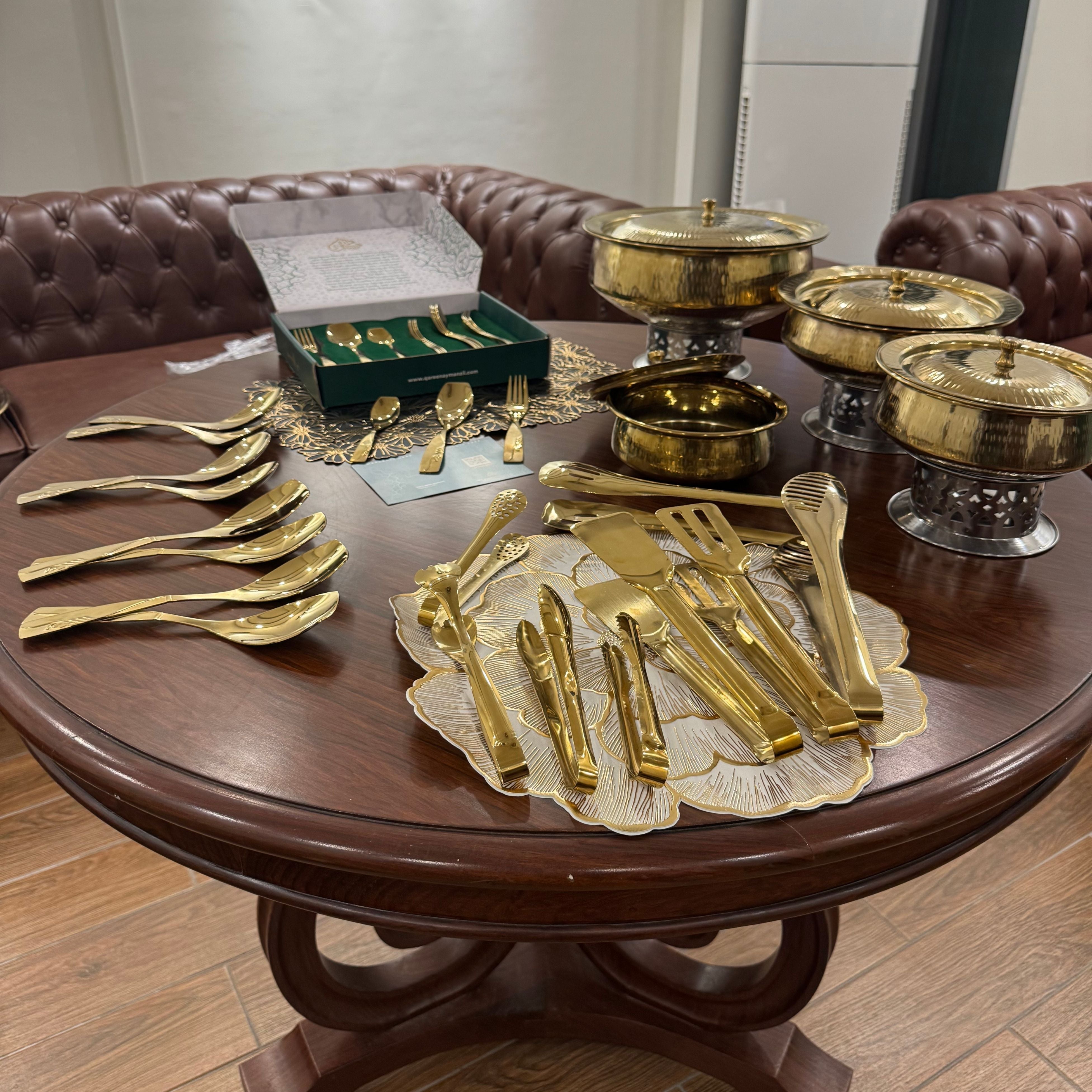 QM® Dawat Tablescape – Serving & Dining Set for Elegant Hosting