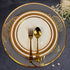 Golden & Grey Round Ginkgo Placemat