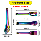 Large 4 Rainbow Tongs