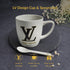 LV Design Cup & Spoons Set