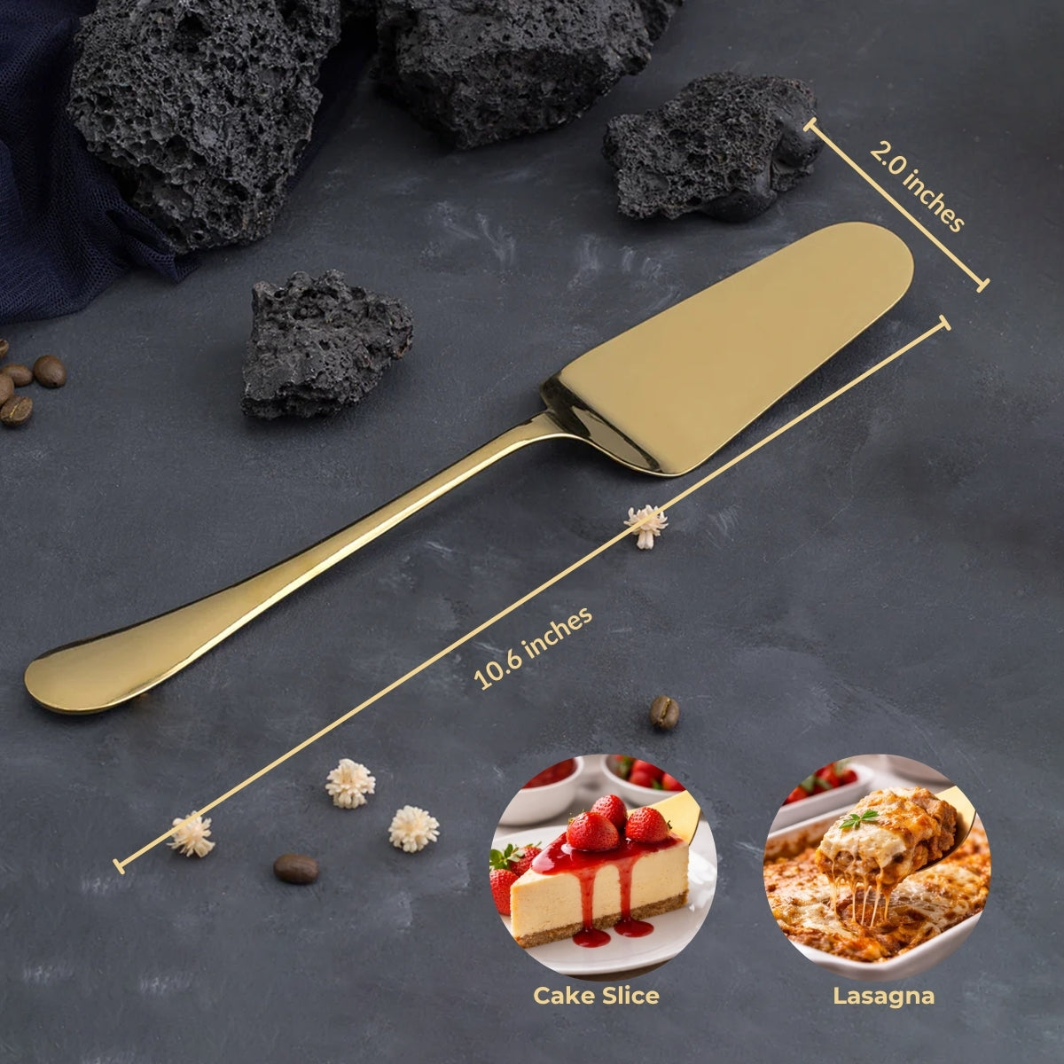 QM Branded: Guest Serving Cake Lifter 5 Years Warranty - 1 piece