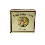 6 pcs Bamboo Coaster for Tea Cups