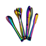 Set of 4 Rainbow Tongs