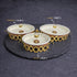 Versace Buffet Dishes Set of 3 -Mauve