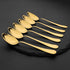 6 Table Spoon Premium Golden Qareenay Manzil® branded