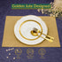 Luxury Placemats - Golden Jute Designed