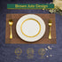 Luxury Placemats - Brown Jute Designed