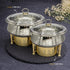 QM®  Chafing Dishes With Burner Stand & Steamer-Stainless Steel