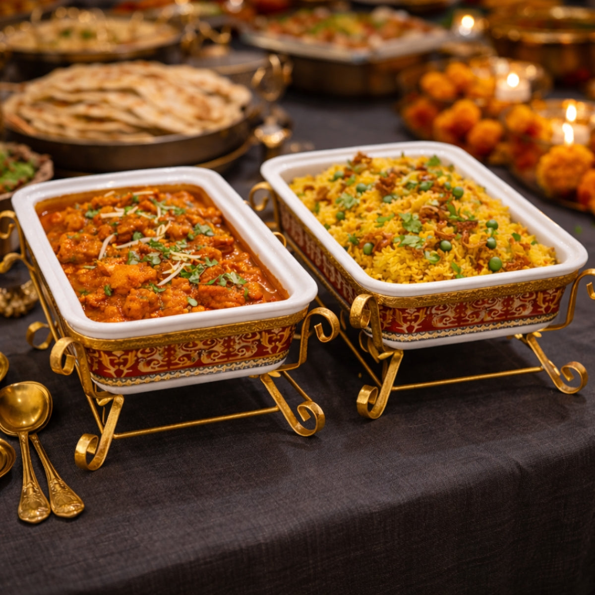 QM® Chafing Dish with Lid & Stand