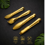 QM® Set of 4 Small Tongs Multipurpose