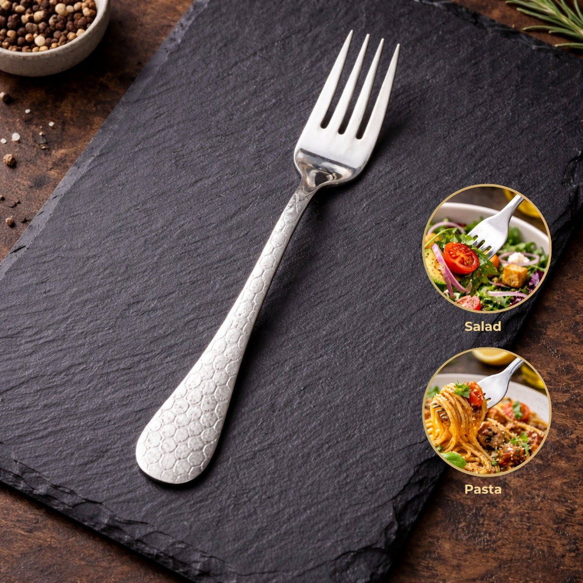 5 YEAR GUARANTEE 50 Gram Premium Silver Forks Qareenay Manzil® branded