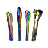 Set of 4 Rainbow Tongs