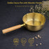 Golden Sauce Pan with Wooden Handle