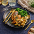 80 Grams Heavy Cutlery for 6 People - 24 Piece Set - Full Golden