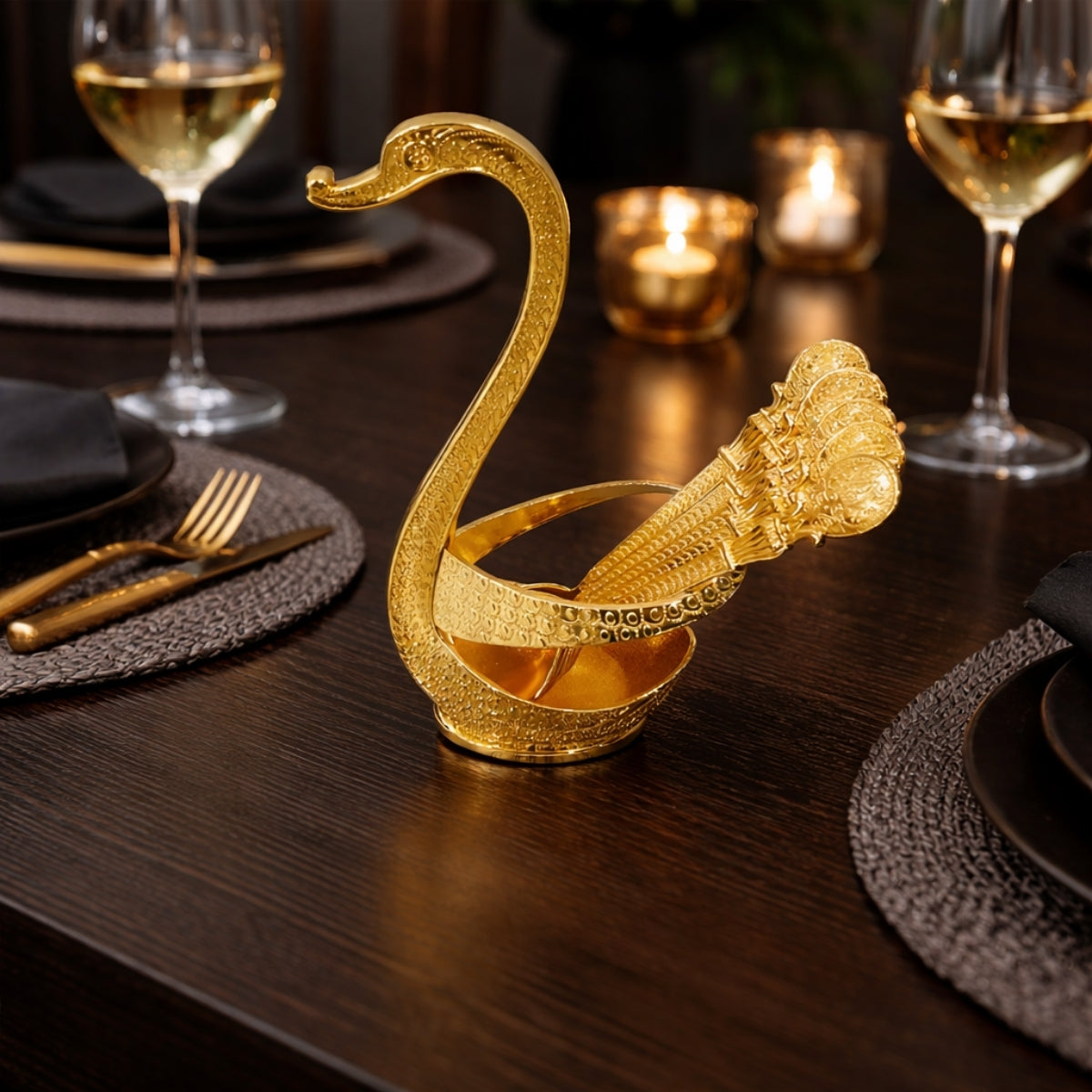 Golden Duck Tea Spoon Set