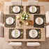 Golden & Black Daisy Cluster Placemat