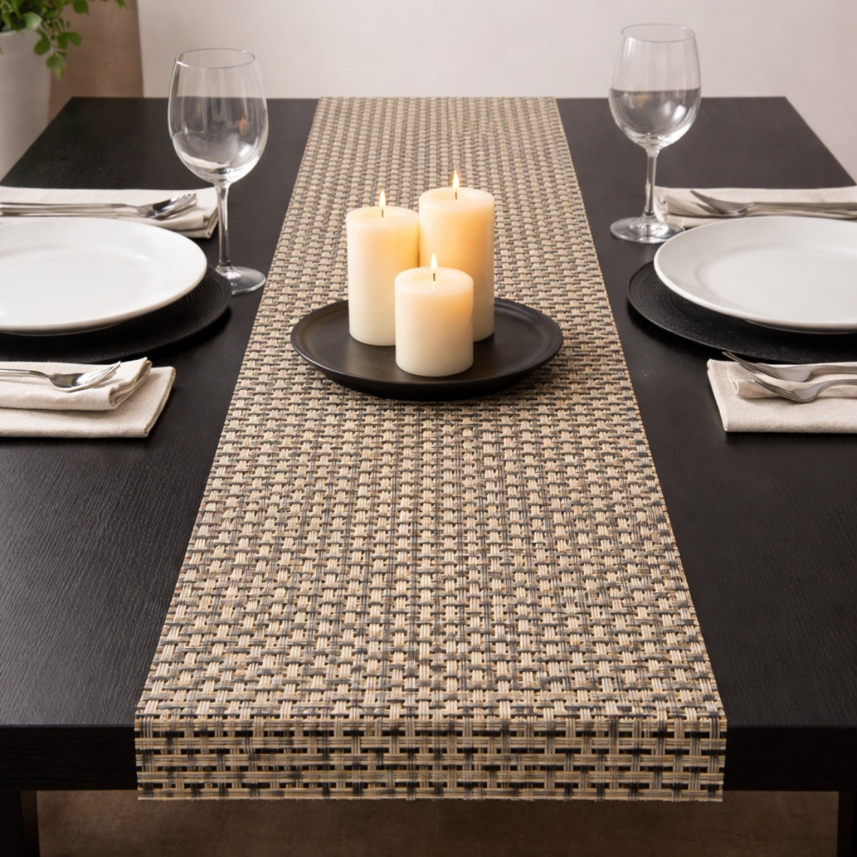 Jute Table Runner-Washable & Heat Resistant-Vintage