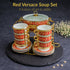 Red Versace Soup Set - 14 Pieces
