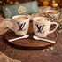 LV Design Cup & Spoons Set